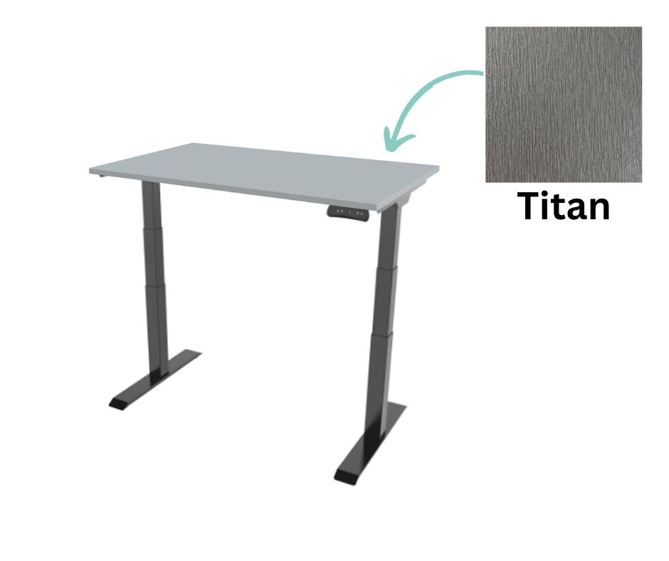 Titan cerny PROJUSTER - Delso - dětský, kancelářský a bytový nábytek
