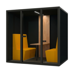Akustická budka CUBE MEET s kovovým rámem