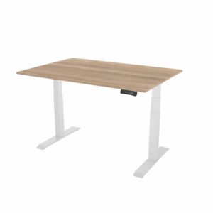 Elektrický výškově nastavitelný stůl PROJUSTER - dub halifax - výprodej - poslední kusy