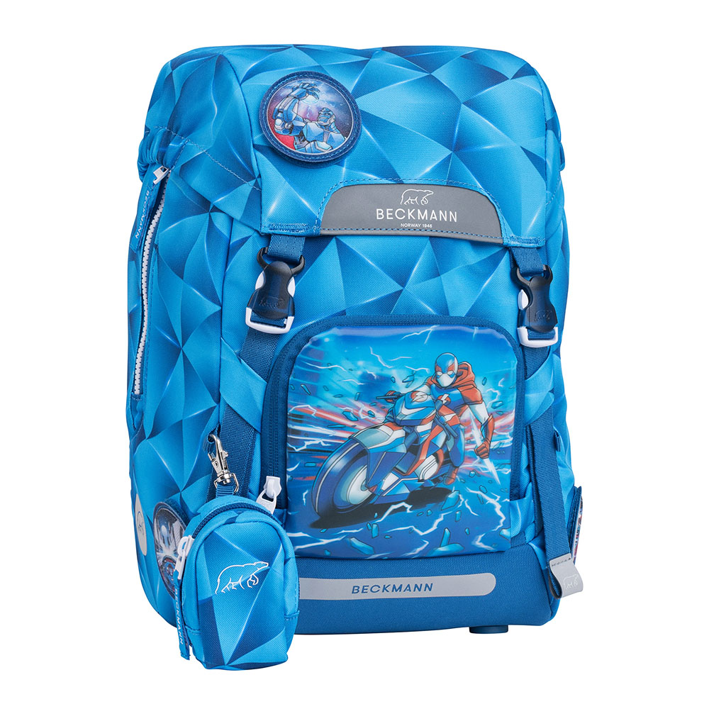 Školní batoh Classic Blue Lightning Beckmann